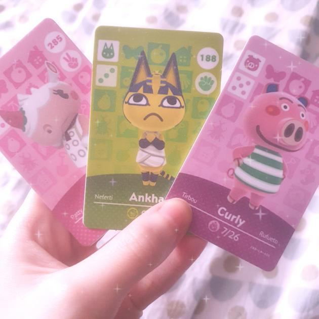 Hello,
I finally got my 3 amiibo cards this afternoon! I finally have my darling Curly from NL or he...